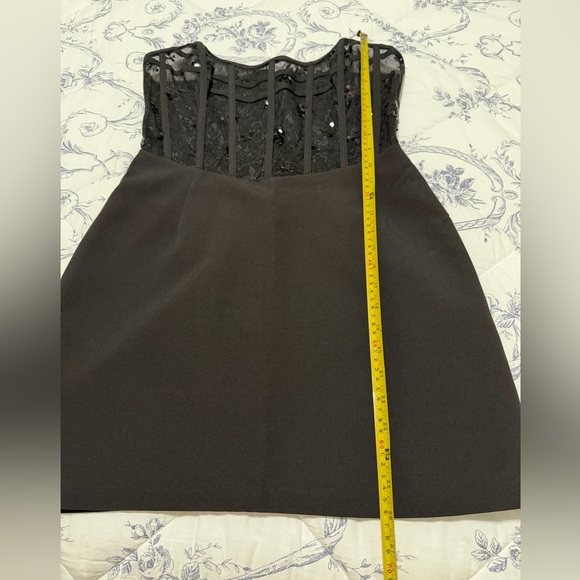 Forever 21 Black Strapless Corset Mini Dress - Picture 9 of 11